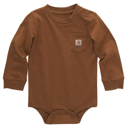 Long-Sleeve Pocket Bodysuit