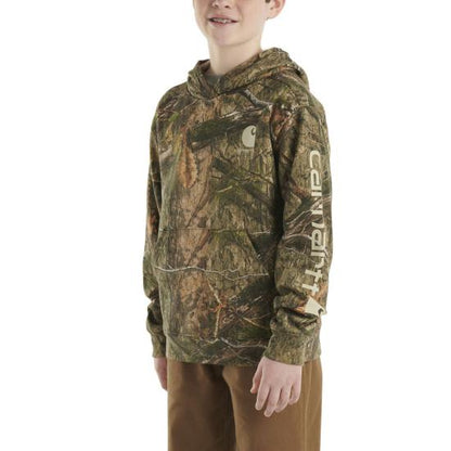 Long Sleeve Camo Graphic Sweatshirt
