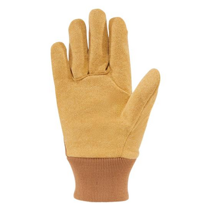 Junior - Synthetic Suede Knit Cuff Glove