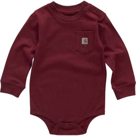 Long-Sleeve Pocket Bodysuit