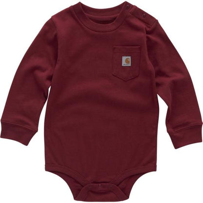 Long-Sleeve Pocket Bodysuit