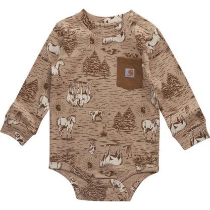 Long-Sleeve Pocket Bodysuit