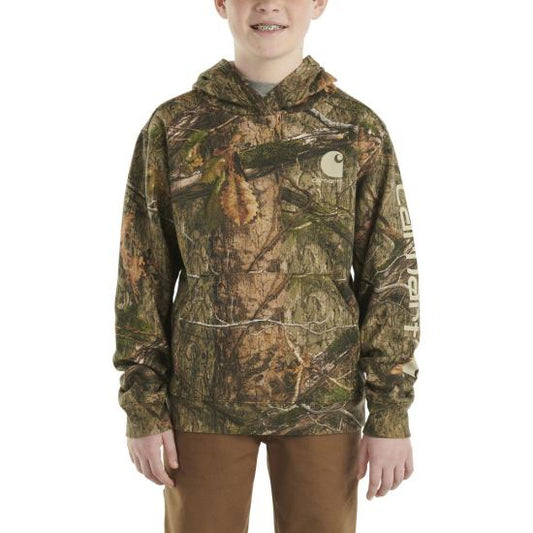 Long Sleeve Camo Graphic Sweatshirt