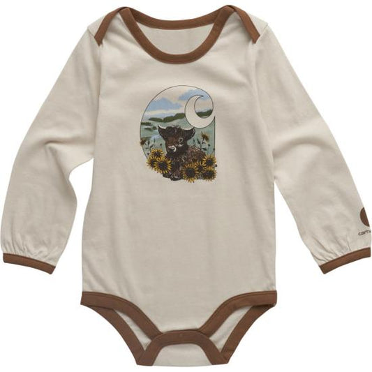 Long-Sleeve Highland Calf Bodysuit