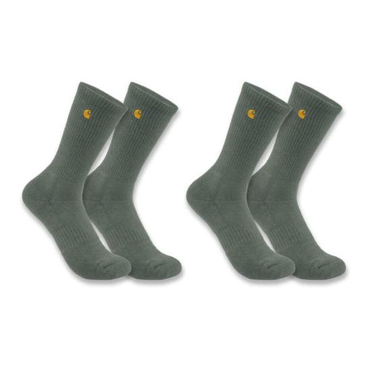 Womens - Force Midweight Crew Sock 2 Pack
