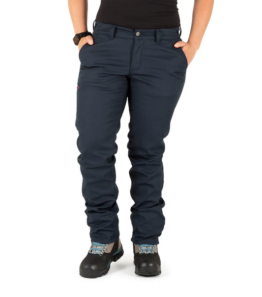 Insulated and Laminated Stretch Pants with Flexible Waist
