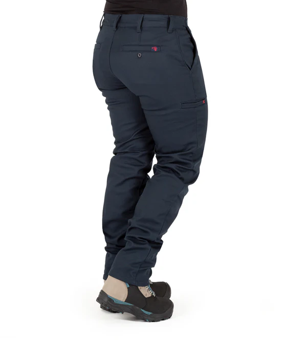 Insulated and Laminated Stretch Pants with Flexible Waist