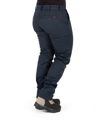 Insulated and Laminated Stretch Pants with Flexible Waist