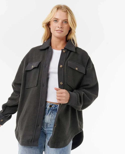 .High Tide Fleece Shacket