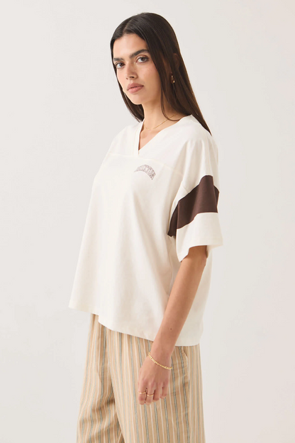 Brixton Boxy Cropped Football