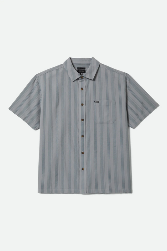Cru Striped Dobby Short Sleeve Woven Shirt