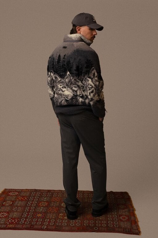 Printed Sherpa Fleece