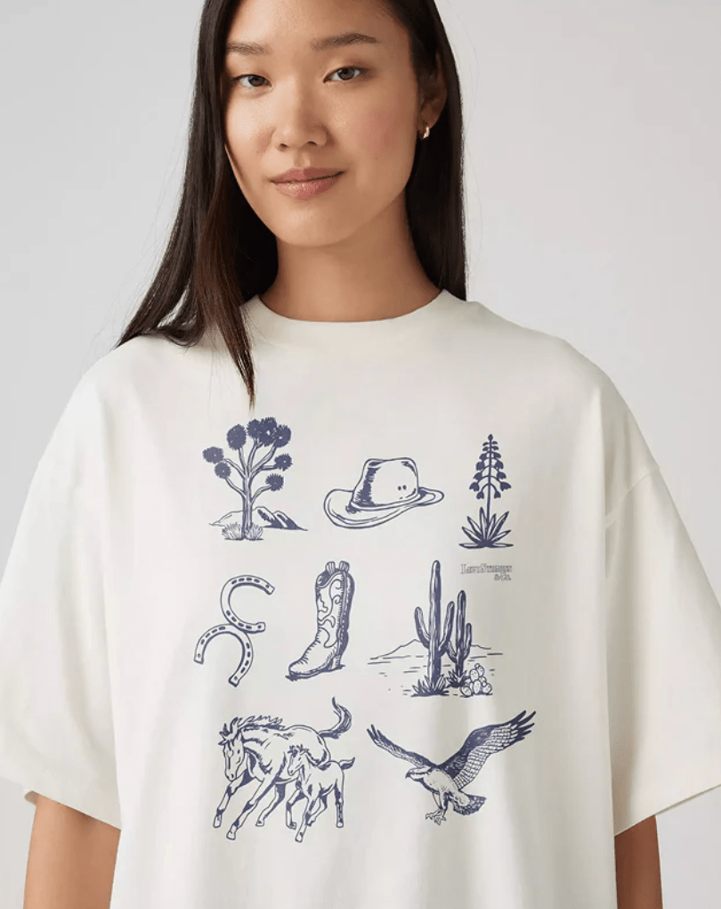 Graphic Short Stack Tee