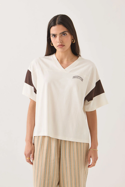 Brixton Boxy Cropped Football