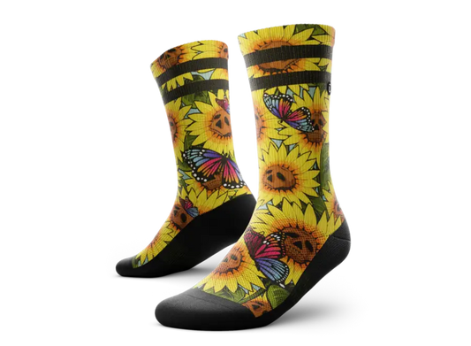 Deadly Blossoms Crew Sock
