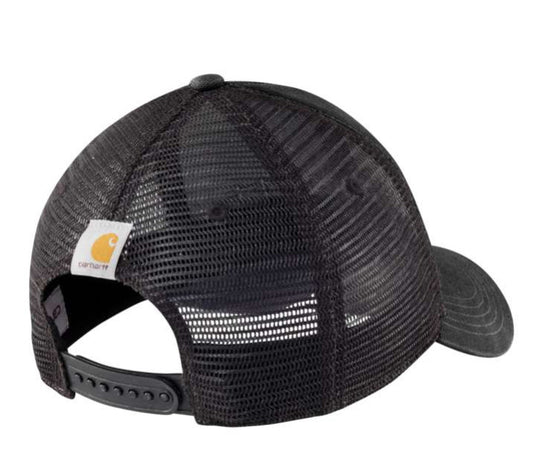 Canvas Mesh Back Logo Graphic Cap