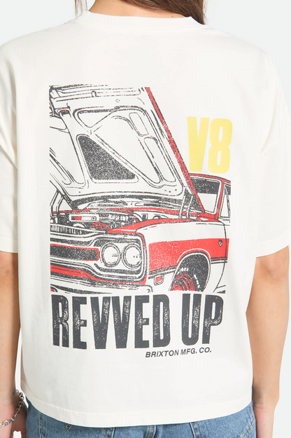 Revved Up Boxy Crew Tee