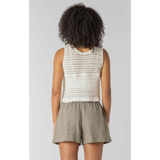 Crochet Buttoned Vest