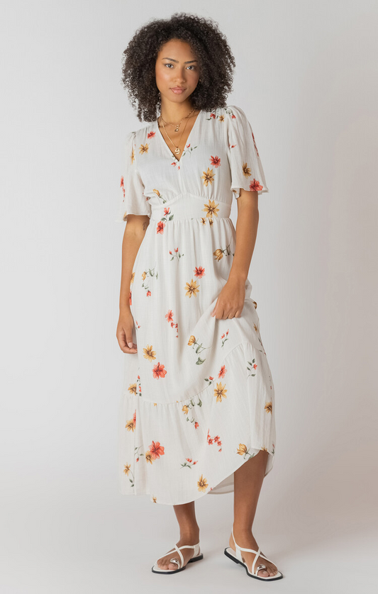 Short Sleeve Maxi Dress