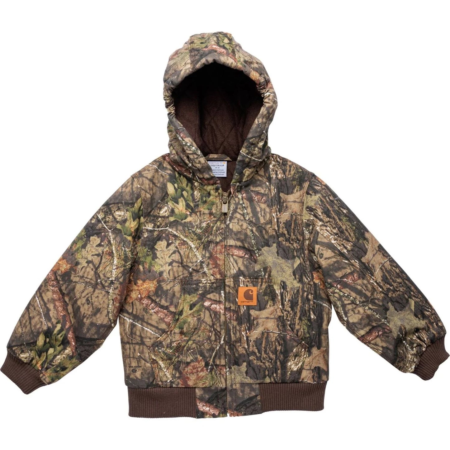 Canvas Insulated Hooded Camo Active Jacket