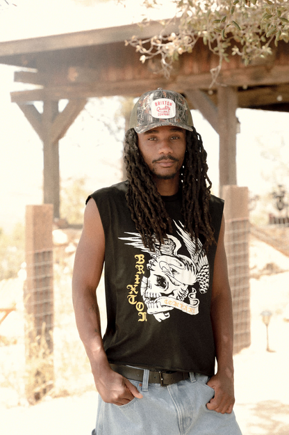 Wolcott Worn In Boxy Muscle Tank