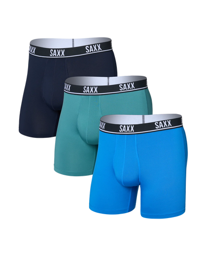 Essential Performance Mesh Boxer Brief Fly 3 Pack