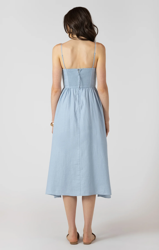 V Waist Maxi Dress