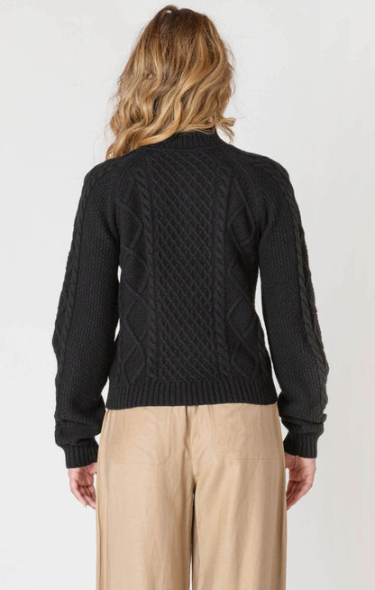 Half Zip Cable Sweater