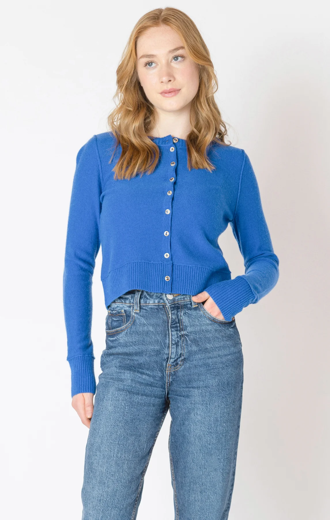 Easy Crewneck Cardigan