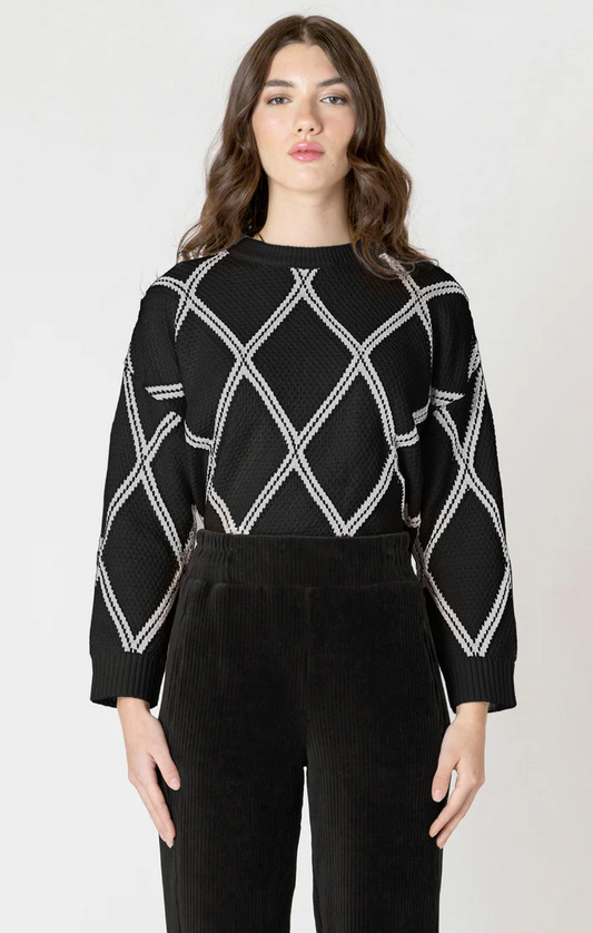 Diamond Check Sweater