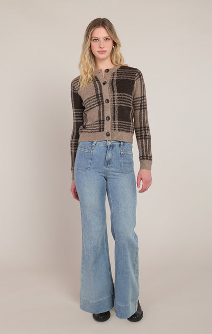 Plaid Cardigan