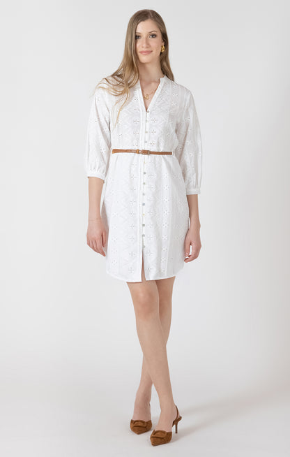 LS Embroidered Dress