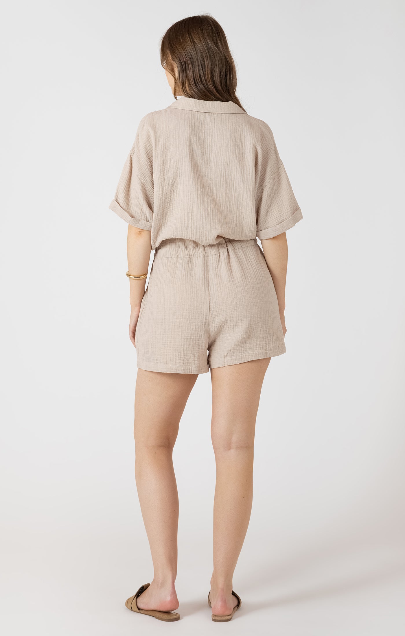 Polo V Neck Romper