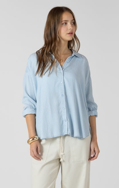 Relaxed Button Front Shirt