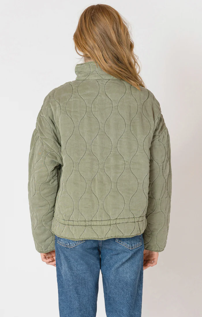 Drawstring Quilted Jacket