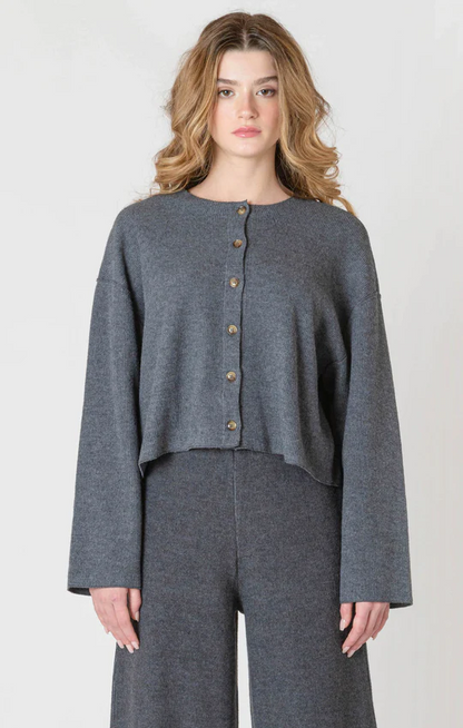 Wide Leg Ribbed Pant