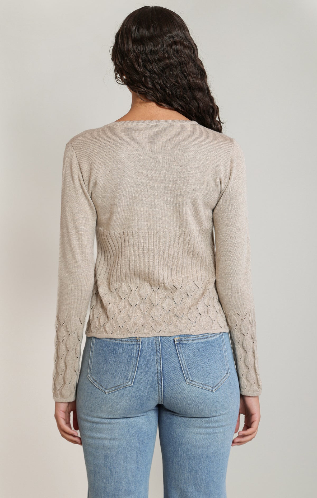 Front Tie Cardigan