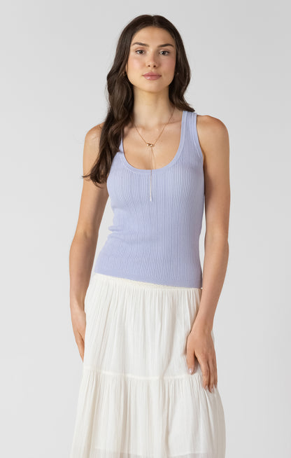 Pointelle U-Neck Tank