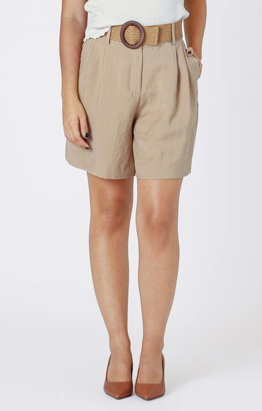 Drapey Belted Short