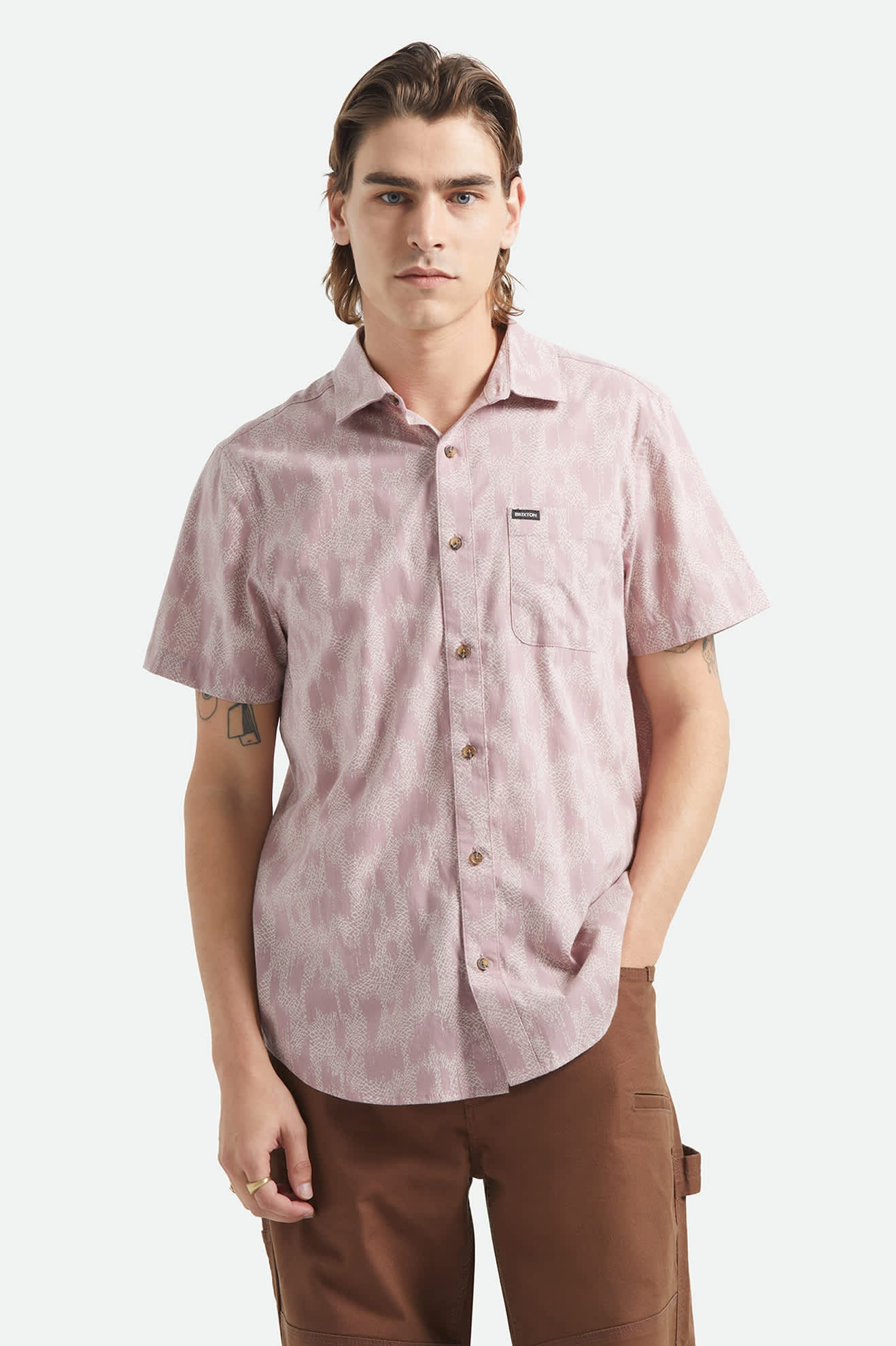 Charter Print Short Sleeve Woven Shirt
