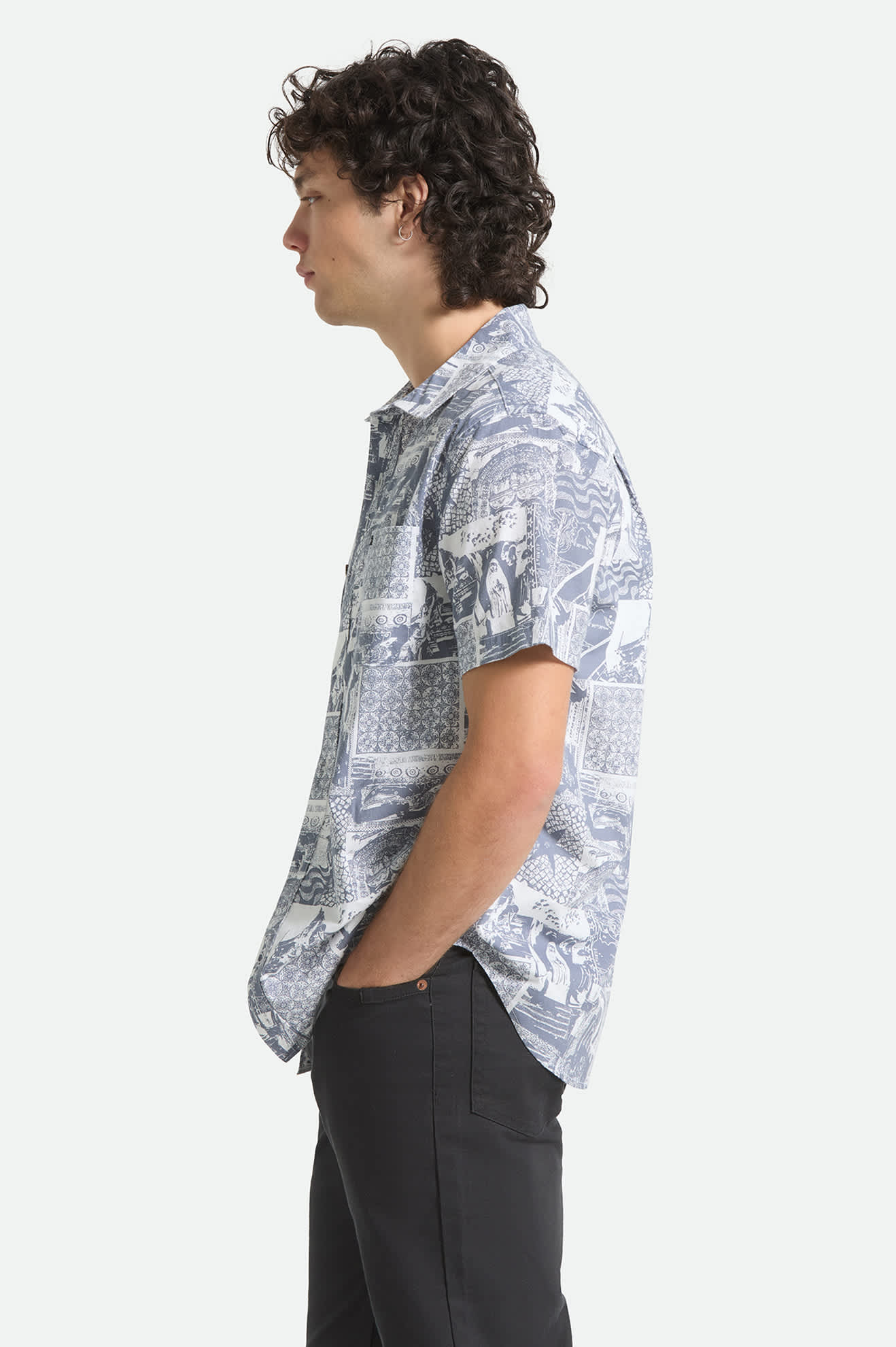 Charter Print Short Sleeve Woven Shirt