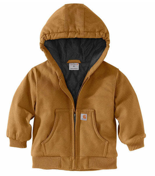 .Canvas Insulated Hooded Active Jacket